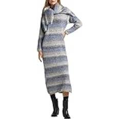 Men Dresses Pepe Jeans Women's Sweater Dress Edith - Multicolore