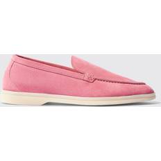 Rosa Loafers Scarosso Ludovica Dusky Pink Veloursleder Frau Loafers Dusky Pink Veloursleder