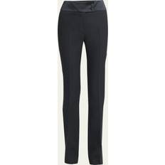 Ferragamo Trousers Ferragamo Ferragamo-Tuxedo Pantaloni - Black