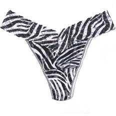 Zebra Knickers Hanky Panky Original-Rise Printed Lace Thong