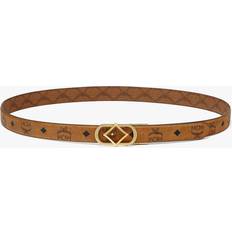 Men - Polyurethane Belts MCM Men's Visetos-Lauretos Monogram Reversible Belt