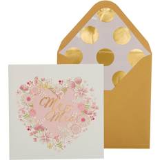 Matrimonio Biglietti & Inviti Laser-Cut Heart Wreath Wedding Greeting Card