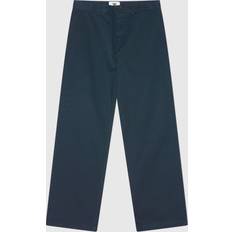 Wood Wood Broeken & Shorts Wood Wood Double A Trousers - Navy