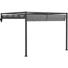 Metal Pavilions & Accessories OutSunny Pergola with Retractable Shade Canopy 2x3 m