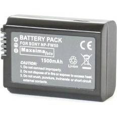 Maxsimafoto NP-FW50, FW50, NPFW50, Compatible Battery Pack, 1500mAh NEX