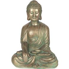 Something Different Garden Buddha Verdigris Statue