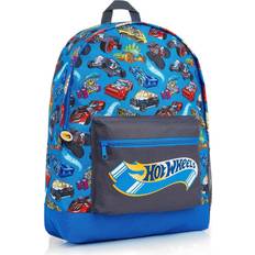 Backpacks Hot Wheels Backpack, Kids Backpack with Cars Print, Large Blue Kids Backpack Boys and Girls Will Love, Backpack for School Kids, Travel, Sports & More, 16.5” x 3.9” x 12.6” Blue