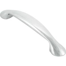 Loops Flared Cabinet Pull Handle 165.5 23mm 128mm Fixing Centres