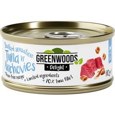 Greenwoods Delight Tunfilet med Ansjoser 24 x 70 g