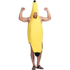 Banana Bananaman Fancy Dress Costume Sleeveless Jumpsuit Yellow One