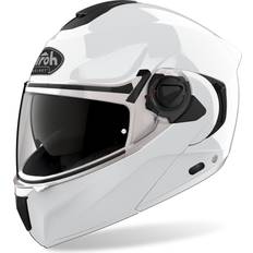 Motorcycle Equipment Airoh Spiegelhelm Farbe Weiß Gloss