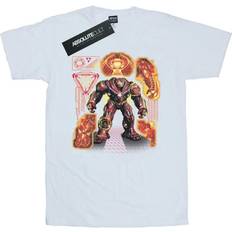 Marvel Avengers Infinity War Hulkbuster Blueprint T-Shirt White