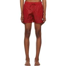 Moncler Men Swimming Trunks Moncler Swim Shorts Scarlet Red