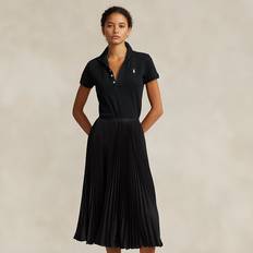 Skirts Polo Ralph Lauren Pleated Georgette Skirt in Polo Black