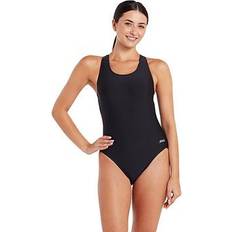 Zoggs Dam Badkläder Zoggs Coogee Sonicback Ecolast Swimsuit Black, Black, 14, Women Black