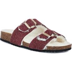 Geox Dame Hjemmesko Geox BRIONIA Slipper, DK Burgundy