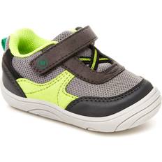 Boys First Steps Children's Shoes Stride Rite 360 Infant and Toddler Boys Gogo First Walker Shoe, Grey/Neon