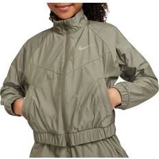 Nike S Jackets Children's Clothing Nike Girls' Sportswear Oversized Windrunner Jacket, Medium, Olive