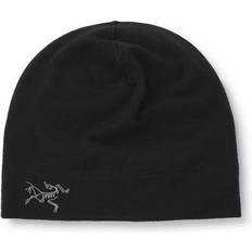 Elastane/Lycra/Spandex - Men Beanies Arc'teryx Rho Lightweight Wool Toque - Black