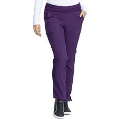 Scrubs for women Dickies EDS Essentials Pull-On Scrubs for Women, Yoga-Inspired DK005P, Petite, Eggplant