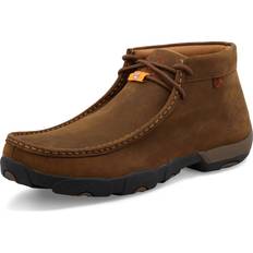 Men Chukka Boots Twisted X Twisted X Men's Work Chukka Driving Moc, Distressed Saddle