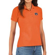 Antigua Women's Auburn Tigers Orange Legacy Pique Polo, Medium, Yellow