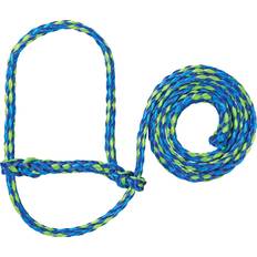 Plastic Halters & Lead Ropes Weaver Weaver Poly Rope Sheep Halter Lime/Blue