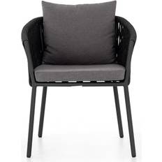 Metal Patio Chairs KATHY KUO HOME Porter Modern Classic Tall