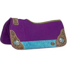 Purple Pads Tough-1 Tough1 Hand Painted Salvador Saddle Pad