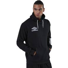 Man - One Size Jumpers Umbro Sleeve Print Hoodie - Black