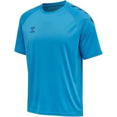 Blau - Herren T-Shirts Hummel Poly T-Shirt - Bleu