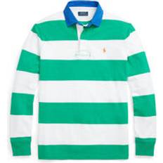 Polo Ralph Lauren Classic Fit Striped Jersey Rugby Shirt - White