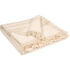 Beige Serviettes de bain Vivaraise Drap Hammam Cancun Lin - Beige Serviette de bain Beige