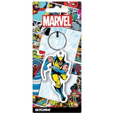 Wolverine Character Rubber Keyring - Yellow