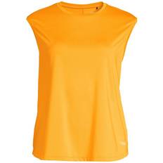 Casall Laser Mesh Muscle Tank Yellow Glaze