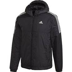 Adidas Uomo Abbigliamento esterno Adidas Giacca Essentials 3-Stripes Insulated Hooded - Black