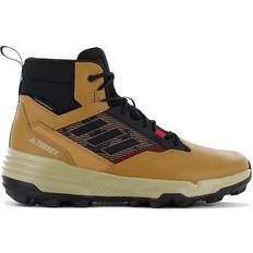 Adidas Brown Hiking Shoes Adidas TERREX Unity Leather Mid RAIN.RDY Herren Wanderschuhe Leder Braun GZ3970 ORIGINAL