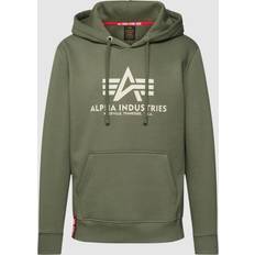 Alpha Industries Tröjor Alpha Industries Basic Hoody Huvtröja - Vintage Green