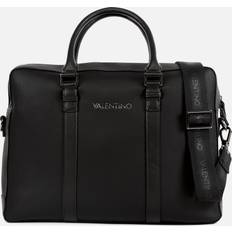 Leder - Schwarz Aktentaschen Valentino Bags Efeo Briefcase black