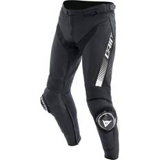 Cuero Pantalones de moto Dainese Pantalones Super Speed Black/white