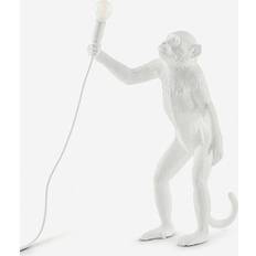 Resin Table Lamps Seletti White Monkey Standing Table Lamp