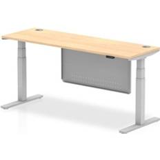 Silver/Chrome Writing Desks Air 1800 Maple Top Writing Desk