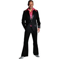 70's Disco Pimp Costume Black