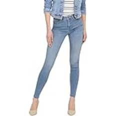 3XL Jeans Only Damen MID Push UP SK DNM AZG944 NOOS Jeanshose, Special Bright Blue Denim, XXXLW 30L