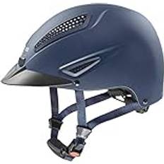 Uvex perfexxion II glamour robuster Reithelm für Damen und Herren individuelle Größenanpassung optimale Belüftung blue matt 57-59