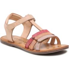 Kickers Kinderschuhe Kickers Diamanto Mädchen-Sandalen, Rose Coral Metallic 131, 27