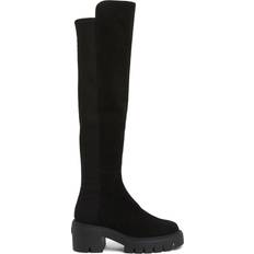 Weit Hohe Stiefel Stuart Weitzman 5050 Soho Boot Frau Schwarz