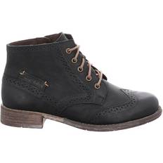 Josef Seibel 'Sienn 74' Brogue Ankle Boots Black