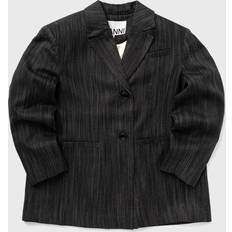 XXS Blazers Ganni Black Striped Blazer - Black