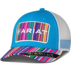 Turquoise - Women Caps Ariat Ladies Snap Back Striped Hat, Multicolored